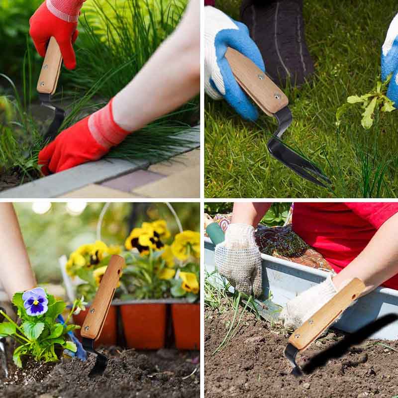 Weeder Hand Puller Tool for Garden Caring to Remove Dandelions Thistles and Weeds