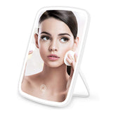 Home & LivingVanity Mirror with Lights Makeup Mirror with 10X Magnifying Glass Smart Touch Switch Three Brightness Modes