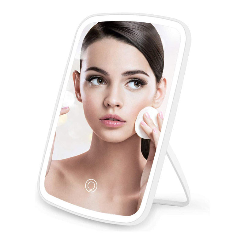 Home & LivingVanity Mirror with Lights Makeup Mirror with 10X Magnifying Glass Smart Touch Switch Three Brightness Modes