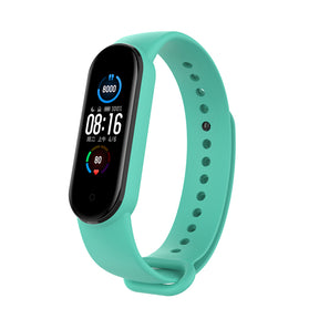 Xiaomi Band 5 Watch Bands Silicone Quick Release Strap Waterproof Replacement Wristband For Women-Mini Green