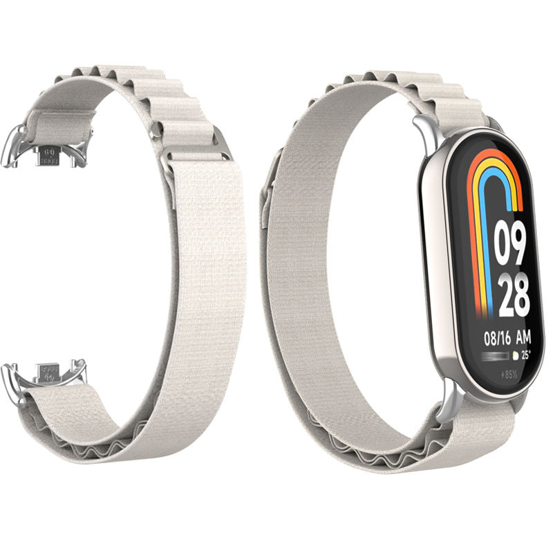 Nylon Sports Strap with Adjustable Metal G-hook for Mi 8 Watch-Starlight A