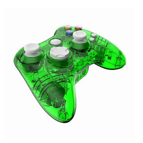 Wireless Controller Double Motor Vibration for Xbox 360 Windows-Green