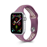 Nike Silicone Sport Breathable Watch For Apple iWatch Series-Purple Pink