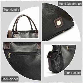 Large Hobo Handbags for Women Sturdy Top Handle Shoulder Bags with Adjustable Strap-Black