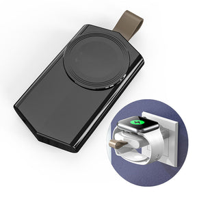 Portable Magnetic Travel Wireless USB iWatch Charger for Apple Watch Series 6/5/4/3/2/1/SE-Black