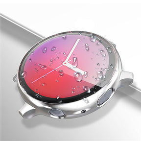 Full Coverage TPU Screen Protective Cover For Samsung Galaxy Watch Active 2 40 44mm-Silver