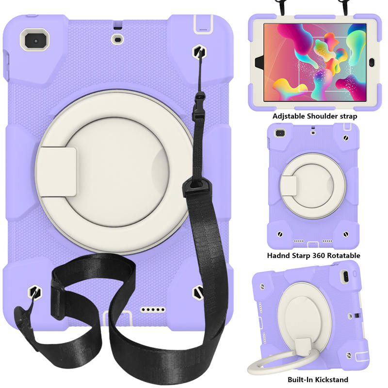 iPad Case For iPad 9.7/Air 2 with 360¡ãSwivel Stand-Taro Purple