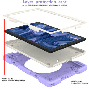 Tab A 8 X200/X205 Samsung Tablet Case with 360¡ãSwivel Stand-Taro Purple
