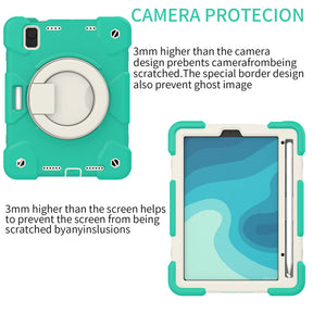 iPad Case For iPad Mini 6 with 360¡ãSwivel Stand-Mint Green