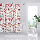 Shower Curtains with 12 Hooks for Bathroom Decor-7