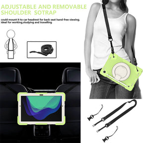 Tab A 8 X200/X205 Samsung Tablet Case with 360¡ãSwivel Stand-Matcha Green