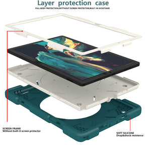 Tab A 8 X200/X205 Samsung Tablet Case with 360¡ãSwivel Stand-Blackish Green