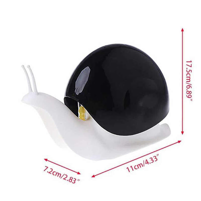 2 Pack Cute Snail Soap Dispenser for Kitchen Bathroom Accessories-Black