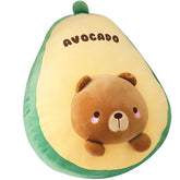 Bear Plush Stuffed Animal Pillow-Cute Avocado Squishy Hugging Plushie-Gifts for Kids