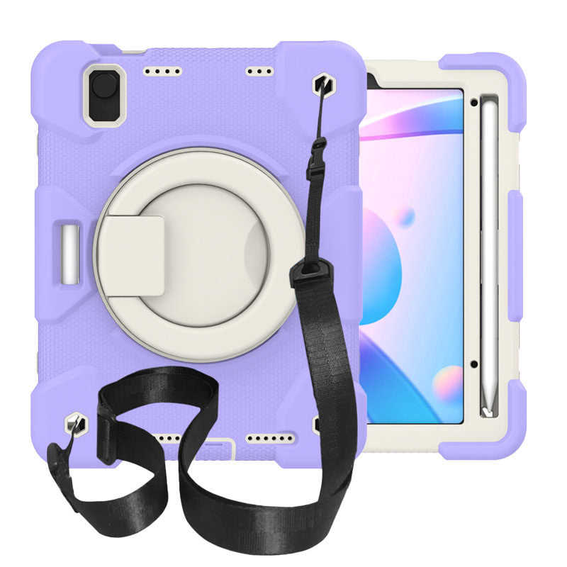 iPad Case For iPad Mini 6 with 360¡ãSwivel Stand-Taro Purple