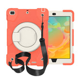 iPad Case For iPad 9.7/Air 2 with 360¡ãSwivel Stand-Coral Orange