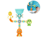 Dinosaur Sprinkler Bath Toys Bathtub Rotating Spray Water for Baby