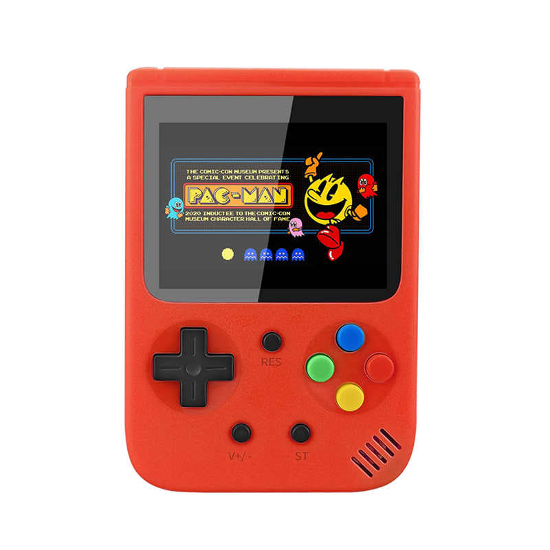 500 in 1 Classic Handheld Game Console 3.0 Screen Supports TV Connection-Red