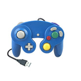 Classic Wired Controller Gamepad for Wii NGC PC MAC-Blue