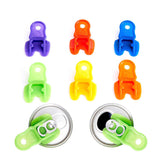 Pack of 6 portable Can Openers Drink Shield and Soda Protector for Family