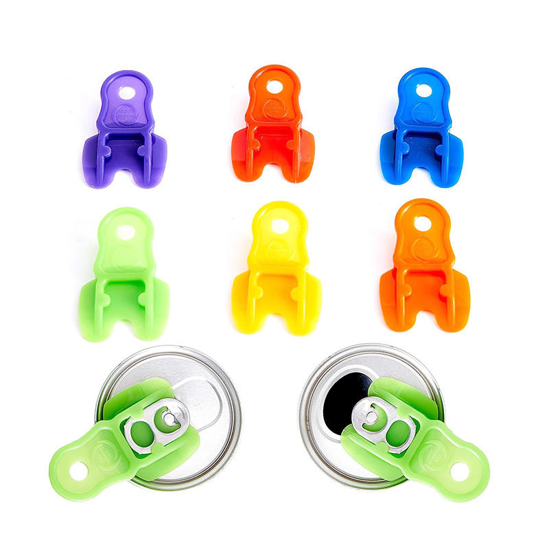 Pack of 6 portable Can Openers Drink Shield and Soda Protector for Family