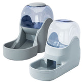 Pets Automatic Feeder and Water Dispenser Set-Gray