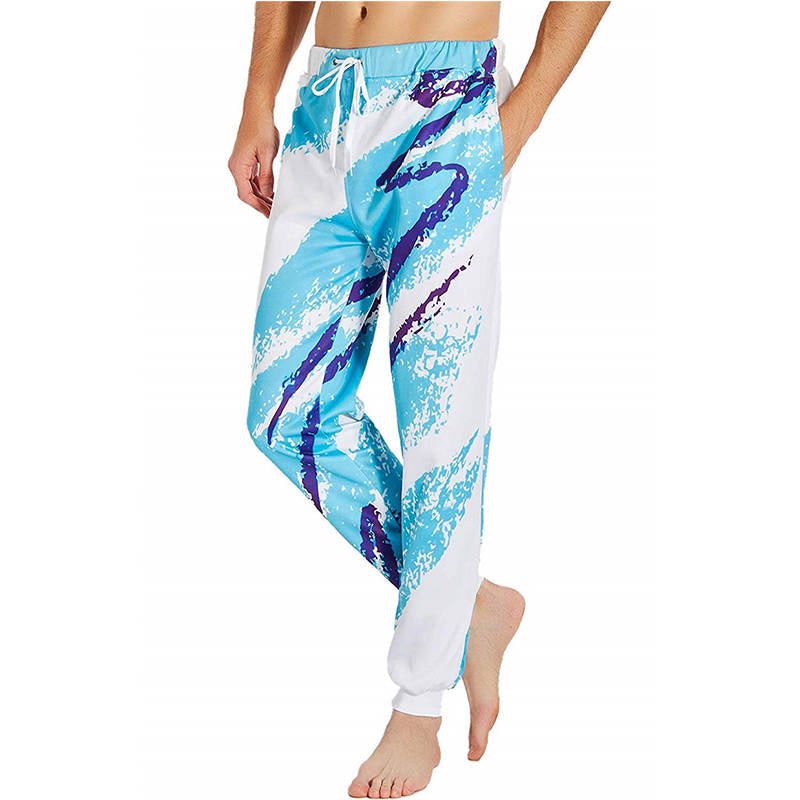 Boys Jogger Pants Funny 3D Graphic Sweatpants Athletic Sports Pants for Kids-Blue