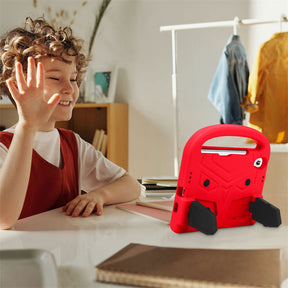 Sparrow iPad Case Kids Safe Shockproof Handle Stand Cover For Mini6-Red