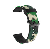 Camo Silicone Watch Band For Samsung Galaxy Watch 42/46mm Gear S3 Frontier/Classic(Camo Green1)