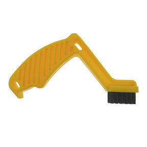 Car Polishing Pad Conditioning Brush and Polishing Spur Tool Set-Yellow