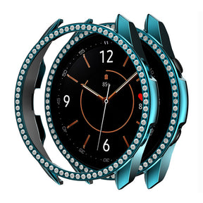 Bling Diamond Frame PC Cover For Galaxy Watch 3 41MM/45MM-lndigo