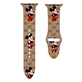 Soft Silicone Cartoon Mickey Mouse Bands for Apple Watch Series SE/6/5/4/3/2/1-C1