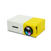 Portable Mini Projectors with HDMI USB Interfaces and Remote Control for Home Theater-Yellow