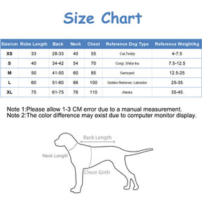 Dog Bathrobe Microfibre Fast Drying Pet Towel Adjustable Button Closure-Grey
