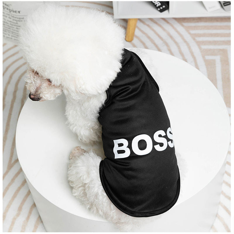 Puppy Letter Printed Thin Comfort Sport Vest Gift for Small Dogs Cat