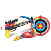 Archery Bow and Arrow Toy for Kids with Target Outdoor Garden Fun Game-535K