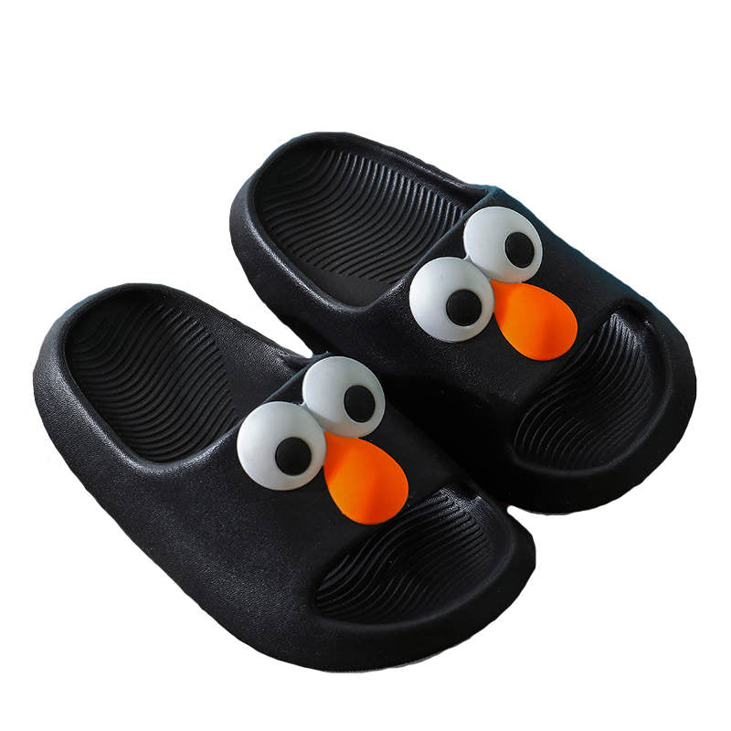 Toddler Boys Girls Slide Slippers Non-Slip Summer Beach Pool Shoes-EyeBlack