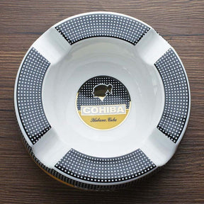 Home & LivingCigar Ashtrays for Cigarettes Large Rest Cigars Ashtray for Patio/Outside/Indoor Porcelain Ashtray