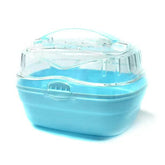 Portable Carrier Hamster Case Cage With Snacks-Blue Princess