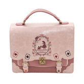 Women Vintage Messenger Bag Lolita Cute Handbags for Girls-Pink