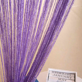 Home Decor Sequin Curtain for Doorway 37x79 inch Hanging-Purple