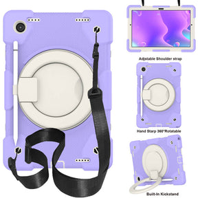 Tab A 8 X200/X205 Samsung Tablet Case with 360¡ãSwivel Stand-Taro Purple