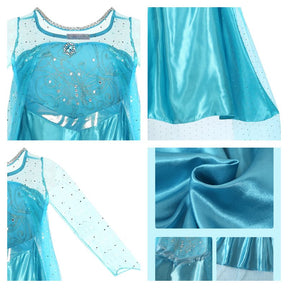 Princess Dress for Girls with Accessories Snow Party Queen Costumes