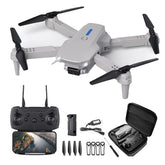 Foldable Drone with 1080P HD Camera RC Quadcopter FPV Live Video with Carrying Case-Gray