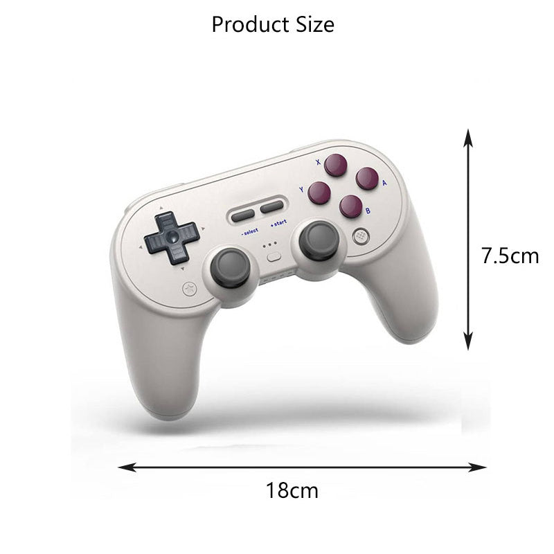 Bluetooth Controller Gamepad for Switch PC macOS Android-White