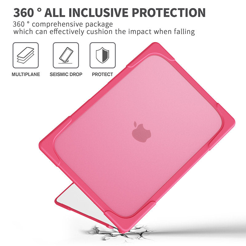 Anti Fall Case Breathable Compatible with Macbook Air 15 2023 A2941-Rose