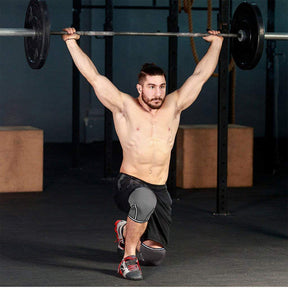 Knee Compression Sleeve Support For Women And Men Sports Knee Support Sleeves-Gray-LYX-08070