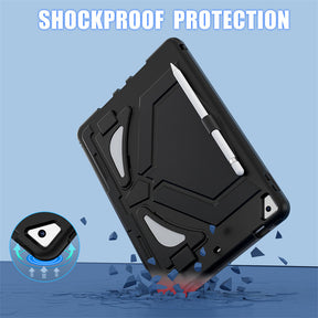 Protective Cover for Samsung Tab A8 with Kickstand Kids Friendly-Black