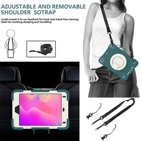 iPad Case For iPad Mini 4/5 with 360¡ãSwivel Stand-Blackish Green