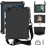 Hive iPad Case For iPad 5/6/Pro 9.7/iPad9.7 Durable Stand Cover With Shoulder Strap-Black